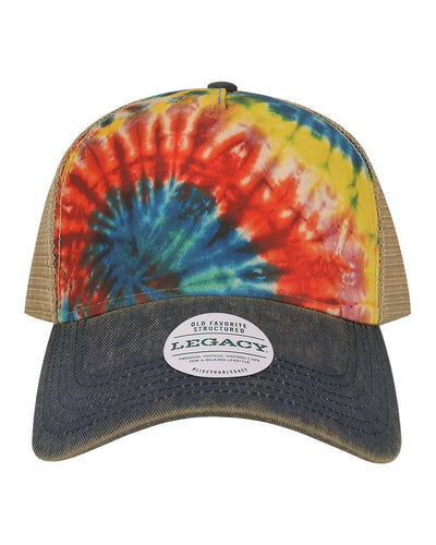 Rainbow Tie Dye/Navy/Khaki