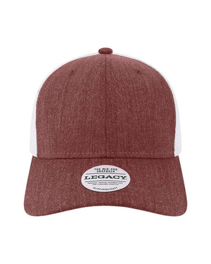 Melange Burgundy/White