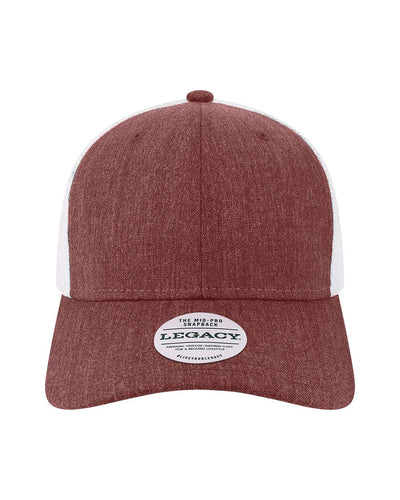 Melange Burgundy/White