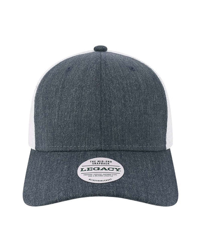 Melange Navy/White
