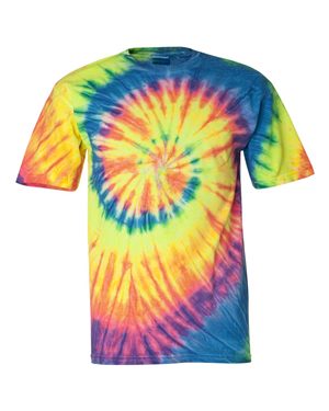 Fluorescent Rainbow Swirl