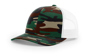 Green Camo/White