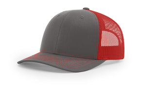 Charcoal/Red
