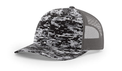 Black Digital Camo/Charcoal