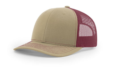 Khaki/Burgundy