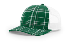 Plaid Dark Green/ Charcoal/White