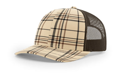 Plaid Khaki/Black/Brown