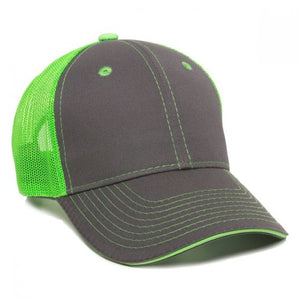 Charcoal/Neon Green