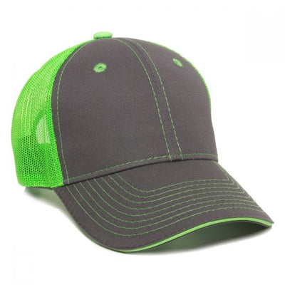 Charcoal/Neon Green